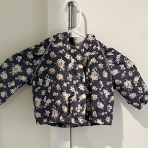 Baby Gap (6-12M) lined puffer jacket with hood